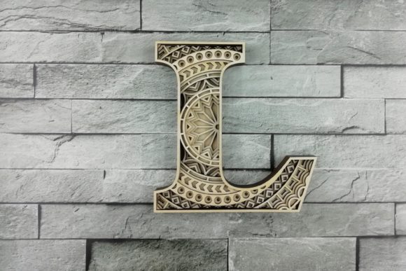 Download Layered Letter L, Layered Letters SVG - Layered letters Collection