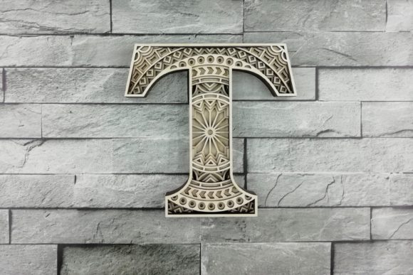 Download Layered Letter T, Layered Letters SVG - Layered letters Collection