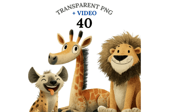 Download 40 Baby Safari Clipart - Premium Bundle