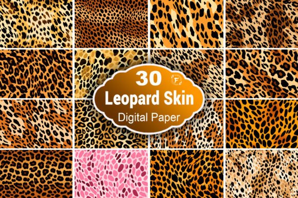 Download Leopard Skin Digital Paper - Premium Resources