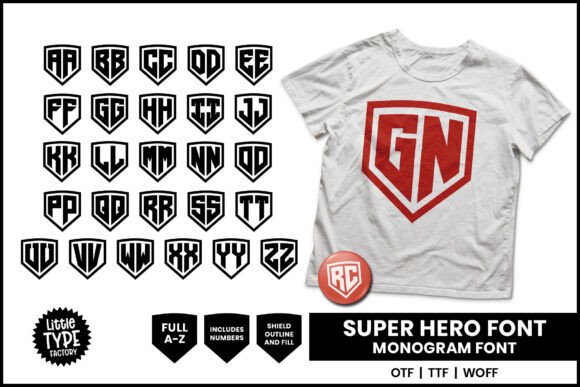 Download Super Hero Shield Monogram - Super hero Collection
